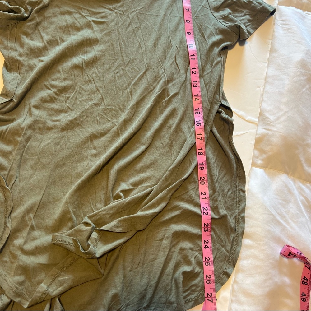 Ambiance Apparel Army Green Blouse - Picture 6 of 7